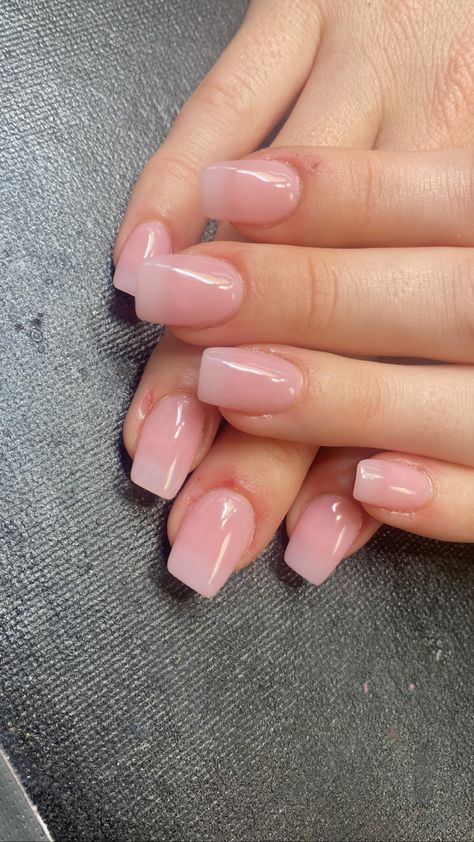 #nails #nailideas #natural #naturalnails #manicure #pedicure #naildesign Natural Acrylics Short, Pink Natural Nails Short, Gel Nails Clear Designs, Pink Gel On Natural Nails, Natural Nail Designs Acrylics Short, Light Pink Natural Acrylic Nails, Pink Blush Nails Acrylic, Blush Pink Natural Nails, Cute Natural Pink Nails