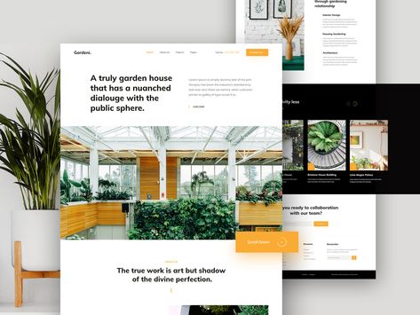 Plant Nursery Website Design, Online Store Website, Beautiful Website Design, House Tree, Web Design Projects, Room With Plants, Business Advertising Design, Website Inspiration, Plant Nursery