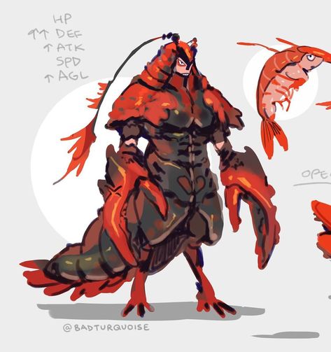 Centaur Monster, Character Bio, Crab Art, Inspo Art, Monster Characters, Monster Concept Art, Fantasy Races, Fantasy Creatures Art, Creature Concept Art