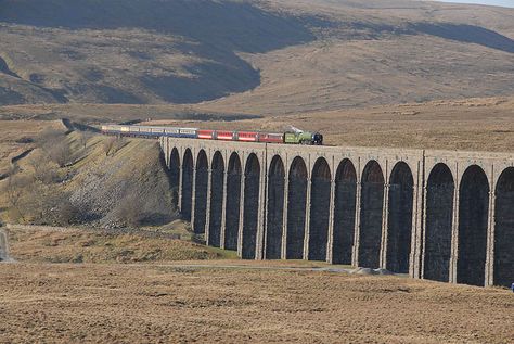 Ribble Head Viaduct, Yorkshire Dales London England Photography, Ribblehead Viaduct, Lake District Cottages, Steam Trains Photography, Scotland Landscape, Cathedral Architecture, Skye Scotland, Stone Arch, Scotland Highlands