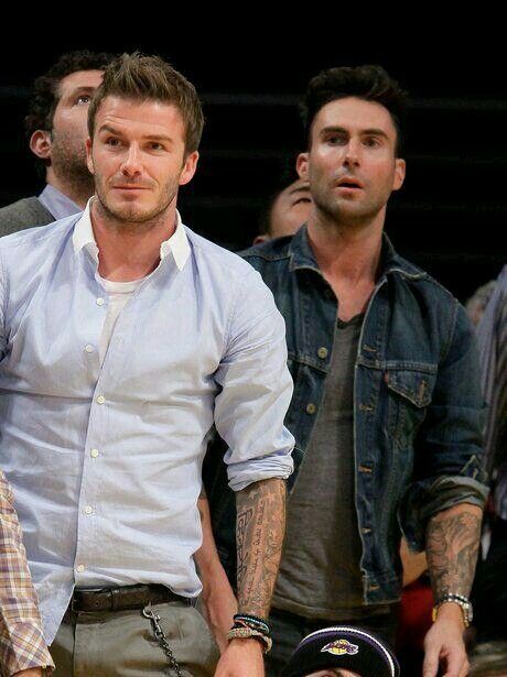 David Beckham AND Adam Levine Anthony Kiedis, Adam Levine, The Perfect Guy, Christian Grey, David Beckham, Man Crush, Favorite Celebrities, Eye Candy, Beautiful People