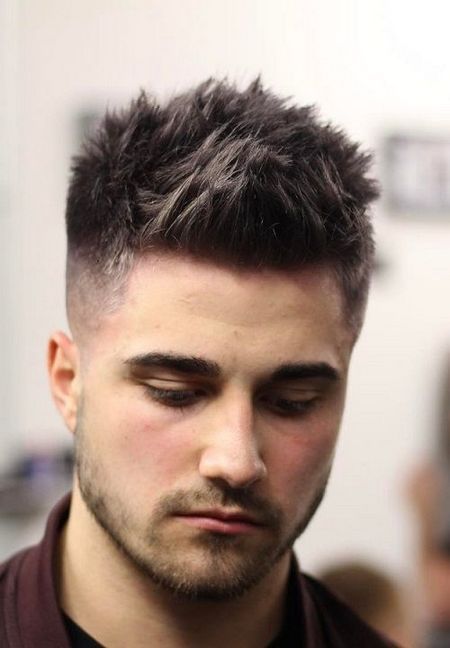 Retro Mens Hairstyles, Short Spiky Haircuts, Popular Mens Hairstyles, Short Spiky Hairstyles, Spiky Hair, Men Haircut Styles, Cool Hairstyles For Men, Corte De Cabelo Masculino, Mens Haircuts Short