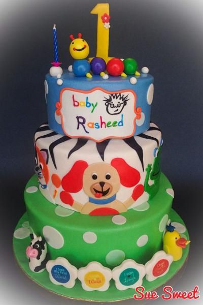 This is a very cute baby Einstein birthday cake!This would be very cute for my sons 1st birthday. Baby Einstein Party, Baby Ruth, Dvds Movies, Baby Einstein, Cake Designs Birthday, Baby First Birthday, Baby Cake, Bday Party, 1st Birthday Parties