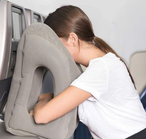 This travel pillow is made of soft PVC flocking material that is soft and comfortable. The pillow is unique designed to provide support for the neck and head, which is relaxing and helps relieve fatigue. Easy to inflate and deflate: the easy-to-use valve allows you to adjust the level of inflation to your preference, ensuring maximum comfort. Front Facing Car, Wicker Storage Boxes, Office Training, Pet Stairs, Sleeping Pillow, Booster Car Seat, Travel Comfort, Have A Good Night, Train Car