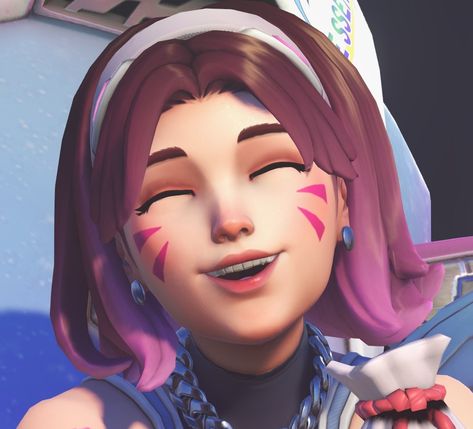 D.va Pfp, Dva Icons, D.va Icons, Cute Aesthetic Pfp, Dva Overwatch, Random Cartoon, D.va Overwatch, Skin Fortnite, Cartoon Edits