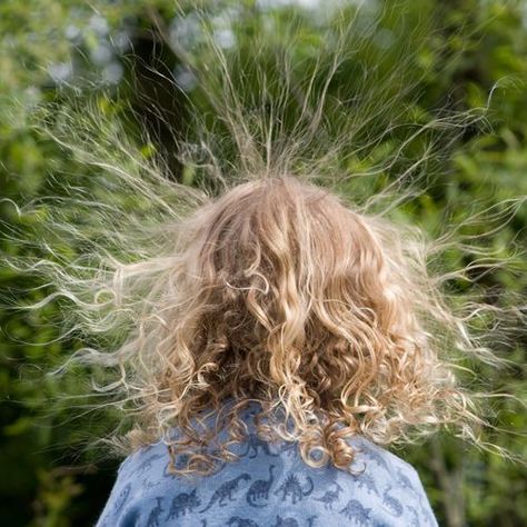 Diy Baby Shower Centerpieces, Static Hair, 8th Grade Science, Hair Masks, Electrical Projects, Fair Projects, Science Fair Projects, Static Electricity, Static Cling