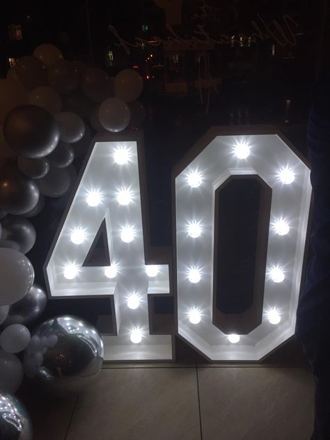 Light up numbers perfect for that big birthday or anniversary party to light up your room. Great backdrop for your photos. 4ft light up number, mains operated with fairground bulbs, available to hire. Light Up Numbers, Photo Mirror, Light Up Letters, Mirror Light, Mirror Photo, Post Box, Anniversary Party, Sweet Sixteen, Anniversary Parties