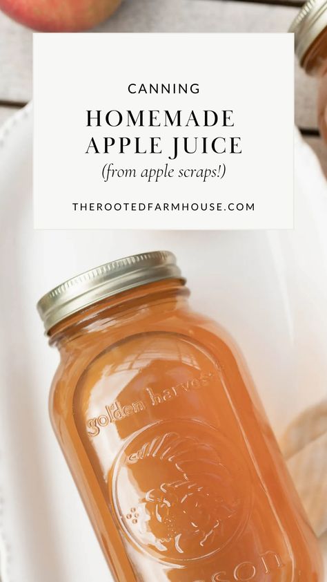 apple juice recipes, fall canning recipes, apple recipes, fall aesthetic, homemade apple juice, healthy juice recipe, canning recipes, easy canning recipes, canning apple juice, canning recipe for beginners, canning apples Canning Apple Juice, Apple Juice Recipes, Apple Recipes Fall, Easy Canning Recipes, Apple Scraps, Healthy Juice Recipe, Fall Canning, Homemade Apple Juice, Apple Juice Recipe