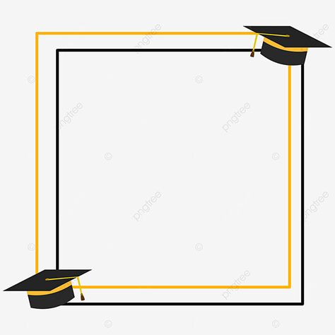 Graduation Borders Template, Graduation Frame Design, Graduation Frames, Student's Day, Student Day, Corel Draw Tutorial, Graduation Words, Graduation Clipart, Graduation Photo Frame