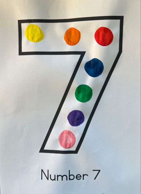 Number Arts And Crafts Preschool, Number 6 Crafts For Toddlers, Number 9 Crafts For Toddlers, Number 7 Activity For Preschool, Number 10 Crafts For Preschool, Number 7 Crafts For Preschoolers, Number 7 Craft, Number 7 Activities For Preschool, Number 4 Activities For Preschool