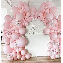 Pastel Pink Balloon Garland, Helium Balloons Birthday, Balloons Arch, Princess Birthday Party Decorations, Balloon Kits, Pastel Balloons, Purple Balloons, Balloon Kit