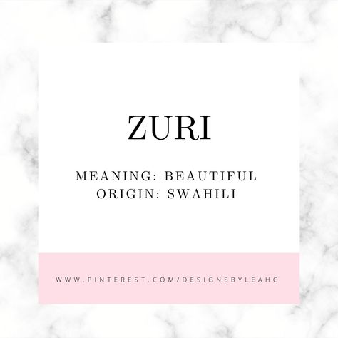 Beautiful Swahili Words, Swahili Names, African American Names, Words Meaning Beautiful, Meaningful Baby Names, Female Character Names, Girl Names With Meaning, Sweet Baby Names