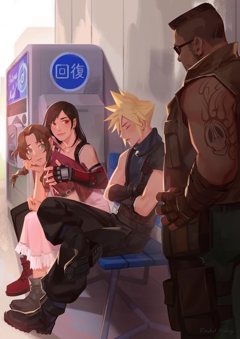 Final Fantasy Cloud, Cloud And Tifa, Final Fantasy Artwork, Final Fantasy Vii Remake, Tifa Lockhart, Final Fantasy Art, Cloud Strife, Final Fantasy Xv, Fantasy Series