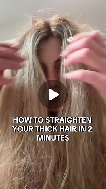 TYMO BEAUTY on Instagram: "How to straighten your thick hair in 2 minutes?!⏰️" How To Sleep With Straightened Hair, How To Straighten Your Hair Perfectly, Thick Hair Problems, Hair Problems, Thick Hair Styles, Hair, Beauty, Instagram