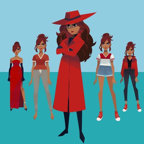 Netflix really is stepping up there game with there original series’ . The last slide is the girl from the dragon prince but I haven’t… Carmen San Diego, Carmen Sandiago, Gina Rodriguez, Carmen Sandiego, Kids Series, Up Game, Signature Look, Cat Noir, Pics Art