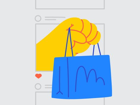 Selling On Instagram by Ivan Mesaros on Dribbble Handwritten Logo Design, Sell On Instagram, Selling On Instagram, Trendy Logos, 카드 디자인, Graphic Design Fun, Line Illustration, Instagram Design, Illustration Character Design