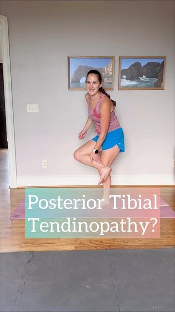 Dr. Stephanie Ridgway • Physical Therapist on Instagram: "Do you ever have pain on the inside of your ankle? Have you noticed your arches seem to collapse more than they used to? You may have posterior tibial tendinopathy. Your posterior tibialis is a muscle that is located deep in the posterior compartment of the lower leg. The tendon attaches to the navicular and medial cuneiform bones (medial or inner part of your foot). The function of this muscle is plantarflexion (pointing your toes) and inversion (bringing your toes in towards midline). It also supports your arch. If you have pain or your arches have started to collapse, it’s important to work on strengthening the posterior tibialis and all of your foot and ankle muscles! Try these exercises in this video to start working on it! Posterior Tibialis, Physical Therapist, Lower Leg, Working On It, Mind Body, Muscles, Bones, Physics, Arch