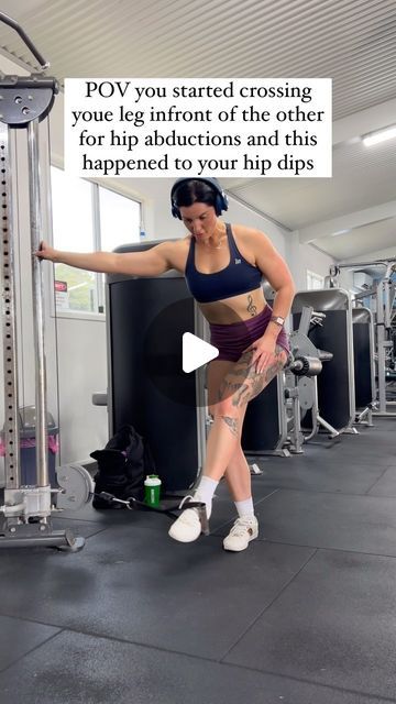 Madeline Snacks | Womens Fat Loss Coach on Instagram: "🫢⬇️ THIS

Cable abductions are a game-changer for targeting your glute medius muscles. 

This exercise works BETTER by contracting and extending the muscle, causing micro-tears that lead to growth and strengthening. 

The point with crossing over your leg in front of the other is you’re creating a bigger stretch and harder contraction of the muscle making it grow more🔥 

The best part? It’s especially effective for building the elusive “side booty” that can help fill out the glutes and create an illusion for your hip dips 

(remember, hip dips are just a natural part of your bone structure… The dip is literally because there’s no muscle there - it’s all about building the muscle around them to create a fuller look!).

Combine cable a Hip Exercises For Women Bigger, Hip Growth Exercises, Best Exercise For Hips, Glute Medius, Bone Structure, Hips Dips, Fitness Plan, The Dip, Hip Workout