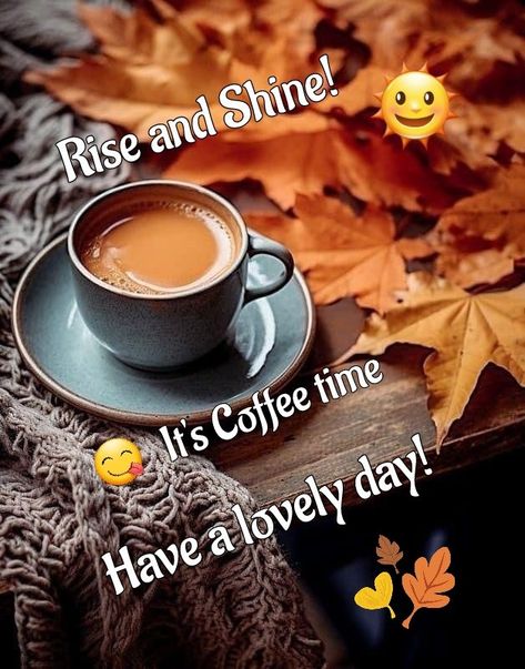 Good Morning Fall Coffee, Coffee Time Quotes, Salon Content, Morning Coffee Photography, Morning Friend, Day And Night Quotes, Dreamy Images, Faith Board, Sunday Morning Quotes