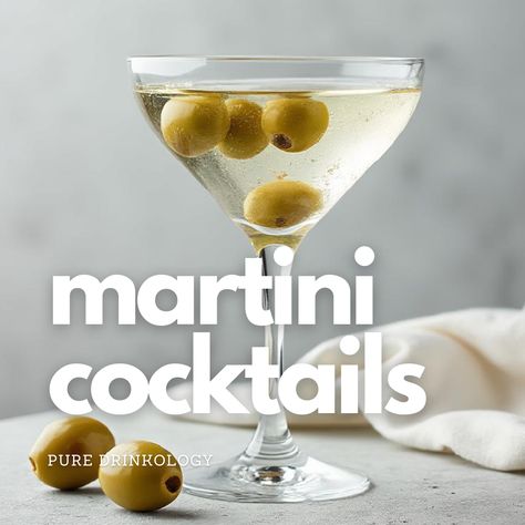 Discover a refined collection of martini cocktails that elevate any occasion! From the timeless gin martini and smooth vodka martini to creative twists like the espresso martini and fruity cosmopolitan, these recipes offer something for every palate. Perfect for cocktail hour, dinner parties, or a cozy night at home, these martini variations showcase elegance and flavor in every sip. Cheers to mastering the art of the martini! Martini Variations, Martini Cocktail Recipes, Tequila Martini, Martini Recipes Easy, Martini Recipes Vodka, Gin Martini, Perfect Martini, Simple Cocktail, Classic Martini