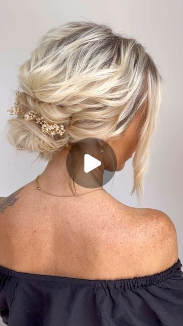 Upstyles For Short Hair, Boho Bob, Short Hair Updo Tutorial, Short Hair Waves, Short Hair Up, Prom Hairstyles For Short Hair, Long Hair Wedding Styles, Prom Hairstyles For Long Hair, Hairdos For Short Hair