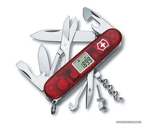 Victorinox Swiss Army Knife, Swiss Army Pocket Knife, Army Usa, Altimeter, Victorinox Swiss Army, Army Knife, Tactical Flashlight, Barometer, Camp Knife