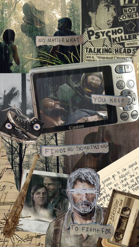 Tlou Wallpaper Collage, Endure And Survive Wallpaper, The Last Of Us Collage Wallpaper, The Last Of Us Shuffle, The Last Of Us Moodboard, Tlou Wallpapers Joel, The Last Of Us Collage, Tlou Moodboard, Collage Book Cover