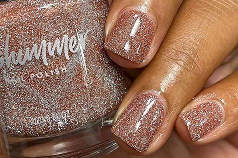 Reflective Nail Polish, Sparkly Nail Polish, Classic Nail Polish, Reflective Nails, Regular Nail Polish, Glitter Polish, Shimmer Nail Polish, Lovely Nails, Olive And June