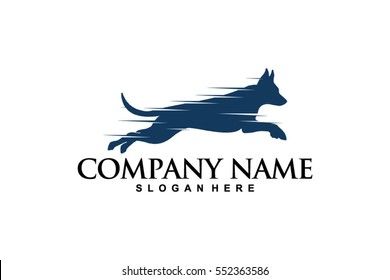 Dog Training Logo Design, Pet Logo Design Ideas, Dog Training Logo, Pet Shop Logo Design, Training Logo, Pet Shop Logo, Jumping Dog, Dog Logo Design, Paw Logo