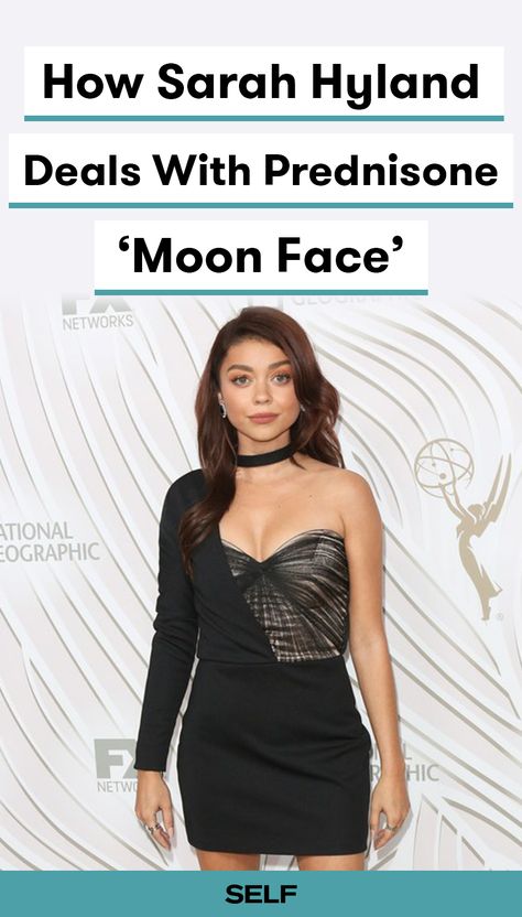 Inflammation is a common side effect of using prednisone. Here is Sarah Hyland's skin-care routine to deal with "moon face," an inflamed face due to medication. A facial roller is a huge part of her beauty regimen. Moon Face Swelling, Prednisone Moon Face, Smooth Face Skin, Prednisone Side Effects, Facial Swelling, Smooth Skin Face, Olay Skin Care, Swollen Face, Night Beauty Routine