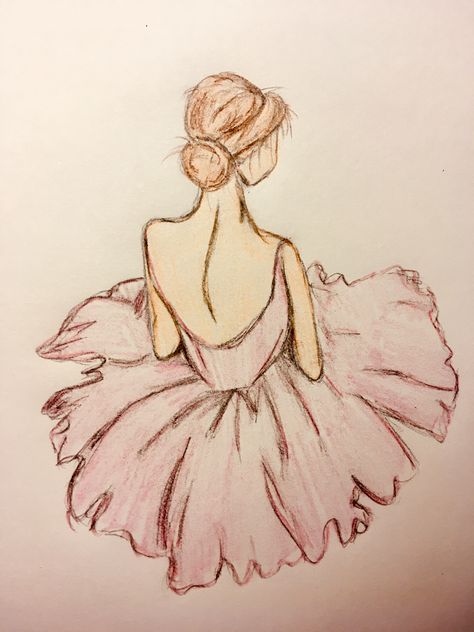 Easy Ballet Drawings, Ballerina Drawing Simple, Drawing Ideas Pencil, Ballerina Art Paintings, Ballerina Sketch, Dancing Drawing, Dancer Drawing, Ballet Drawings, Ballerina Drawing