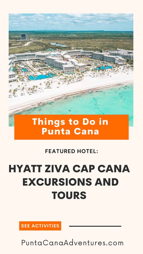 Are you looking for things to do while staying at the Hyatt Ziva Cap Cana? Let Punta Cana Adventures provide you with all the resources you need to plan your vacation. We have the best Hyatt Ziva Cap Cana Excursions departing from the lobby on a daily basis. We have it all, whether you want to go visit Saona Island, go off-road on an ATV tour, go to Monkeyland, Scape Park, or spend the day on a Party Boat! Hyatt Ziva Cap Cana, Punta Cana Excursions, Beach Horseback Riding, Punta Cana Beach, Saona Island, Party Boat, Punta Cana Dominican Republic, Atv Tour, Boat Party