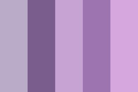 5 Shades Of Purple Nails, Shades Of Purple Colour Palettes, Shades Of Purple Aesthetic, Colour Schemes Purple, Different Shade Of Purple Nails, Shades Of Purple Nails, Color Palette Colour Schemes, Shades Of Light Purple, Palette Colour Schemes