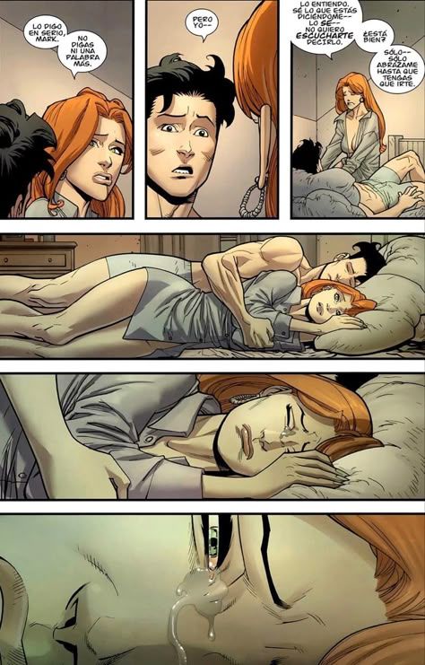 Invincible And Atom Eve, Mark And Eve, Atom Eve, Invincible Comic, Comic Book Layout, Anime Fanfiction, Comic Layout, Comic Book Panels, Best Superhero