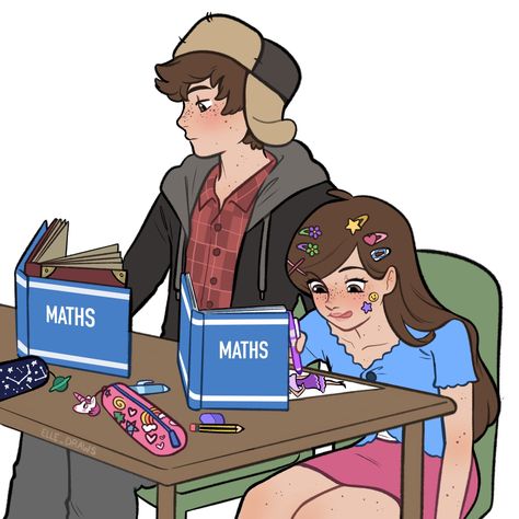 Realistic Gravity Falls, Older Dipper And Mabel, Dipper And Mabel Comics, Dipper Pines Fanart Cute, Gravity Falls Dipper Fanart, Mabel And Dipper Fan Art, Dipper And Mabel Fanart, Mabel Fanart, Mabel Pines Fanart