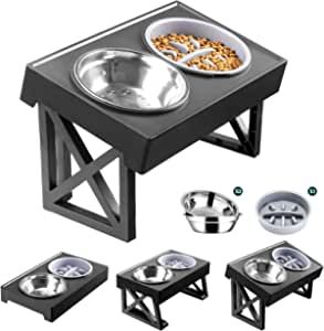 Elevated Cat Bowls, Dog Food Holder, Pet Bowl Stand, Stuff For Dogs, Raised Dog Bowls, Stainless Steel Dog Bowls, Elevated Dog Bowls, Health And Hygiene, Dog Bowl Stand