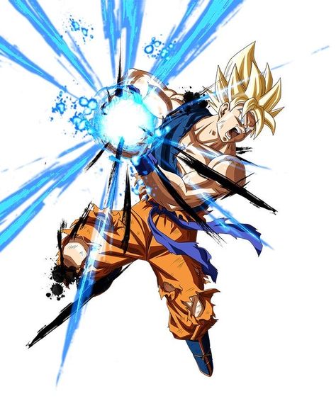 Kamehameha Goku, Goku Kamehameha, Shen Long Tattoo, Dbz Tattoo, Dragon Ball Tattoo, Dragon Ball Wallpaper Iphone, Jobs In Art, Dragon Ball Painting, Good Anime Series