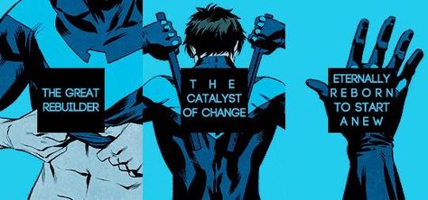 Nightwing Banner Discord, Nightwing Banner, Nightwing Aesthetic, Batman Nightwing, Gotham Knights, Bat Boys, Dc Memes, Batman And Robin, Dc Comics Characters