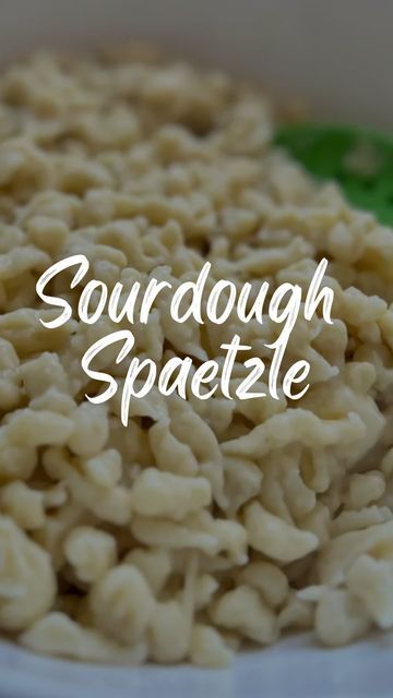 German Noodles, Cheese Spaetzle, German Dumplings, Spaetzle Recipe, Brown Butter Sauce, Sourdough Discard, Ethnic Food, Butter Sauce, German Food