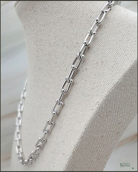 Once you have something of exceptional quality, you will forever be dissatisfied with less. 🤍 #solidsterlingsilver #quality #luxury #ulink #melink #wealllink #sterlingsilvernecklace Hardware Necklace, Silver Link Necklace, Women Anklets, Everyday Elegance, Sterling Jewelry, Rare Gemstones, Childrens Jewelry, Leather Necklace, Link Necklace