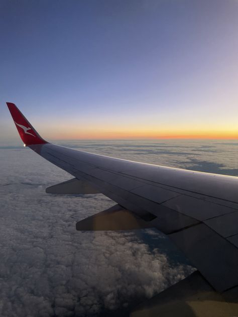 Qantas Plane Aesthetic, Plane Ride Aesthetic, Airplane Coloring Pages, Lynn Painter, Plane Rides, Up In The Clouds, Vision Board Photos, Plane Ride, Desi Aesthetic