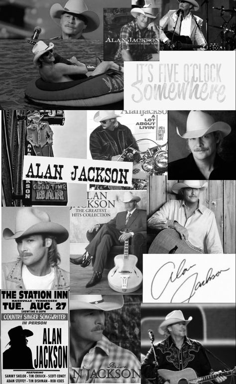 Western Music Wallpaper, Alan Jackson Wallpaper, Country Artist Wallpaper, Alan Jackson Aesthetic, Country Music Backgrounds, Country Music Wallpaper Iphone, Western Homescreen, Southern Wallpaper, Western Backgrounds