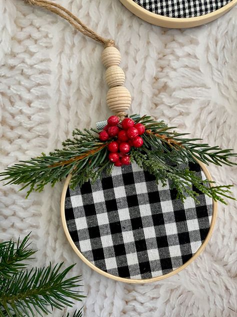 Fabric christmas ornaments