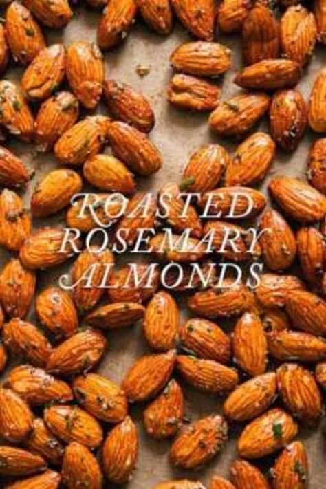 Roasted Rosemary Almonds – Paleo + Healthy / blog.jchongstudio.com Rosemary Almonds, Roasted Almonds, Foods With Gluten, Wheat Free, Cayenne, I Love Food, Paleo Recipes, Appetizer Snacks, Savoury Food