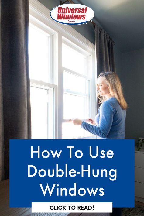 woman using double-hung vinyl windows Vinyl Replacement Windows, Replacement Windows, Double Hung Windows, Do You Really, Being Used, You Really, Tips And Tricks, How To Use, Home Improvement