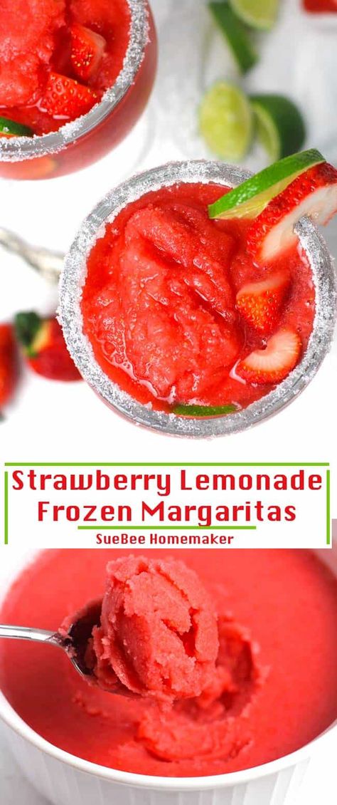 Frozen Lemonade Pie, Lemonade Pie Recipe, Frozen Strawberry Lemonade Recipe, Frozen Things, Frozen Strawberry Lemonade, Lemonade Slushies, Frosted Lemonade, Cheesecake Oreo, Shoe Cakes