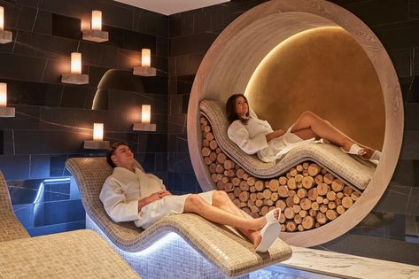 Nature Spa Design, Luxury Spa Room, Wellness Center Design, Dream Spa, Inspi Photo, Luxury Hotel Spa, Holistic Design, Spa Luxury, Spa Lounge