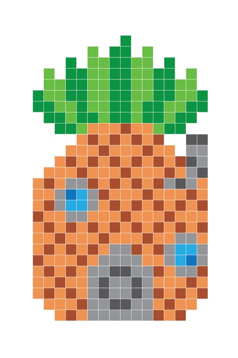 Pineapple House Fuse Bead Pixel Pattern #90s #cartoon #character #fusebead #perlerbead #pattern #craft #pixel #pixelart Cartoon Fuse Beads, Perler Beads Ideas Spongebob, Shrek Perler Beads, Spongebob Perler Bead Patterns, Spongebob Bead Pattern, Hama Beads Spongebob, Pixel Art Pattern Spongebob, Spongebob Pixel Art, Spongebob Perler Beads