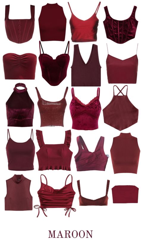 so scarlet, it was maroon.. ♥️ Maroon Outfit Ideas, So Scarlet It Was Maroon, Maroon Outfit, Swimsuits Outfits, Casual Preppy Outfits, Trendy Outfits For Teens, Casual Day Outfits, Fashionista Clothes, Trendy Fashion Outfits