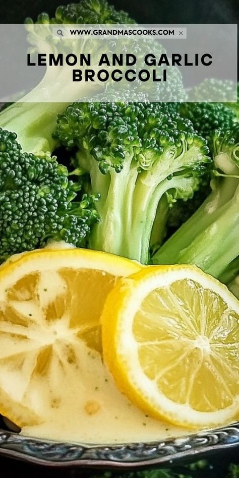 Brighten up your broccoli with lemon and garlic for an easy, flavorful side dish that’s perfect for busy weeknights! Chinese Garlic Broccoli Recipes, Broccoli With Lemon Butter Sauce, Garlic Broccoli Recipes, Holiday Sauce, Broccoli With Garlic Sauce, Lemon Broccoli, Butter Broccoli, Broccoli And Brussel Sprouts, Easy Dinner Sides